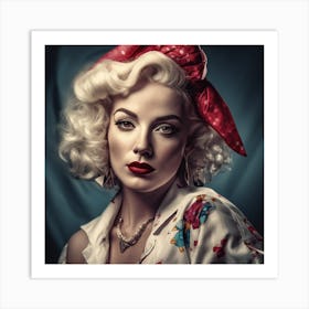 Pin Up Girl 1 Art Print