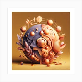 3d Art 2 Art Print