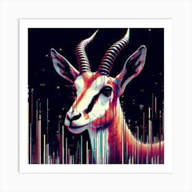 Creative Wild Animal Representation 56 Art Print