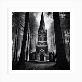 Church In The Woods 4 Art Print