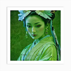 Japan Geisha Visual 27 Art Print