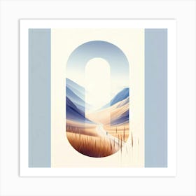 O - Landscape Art Print