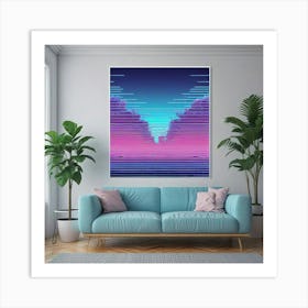 Pixel Art 2 Art Print