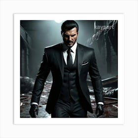 Man In Suit Art Print