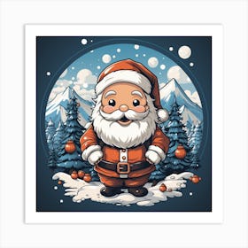 Santa Claus 34 Art Print