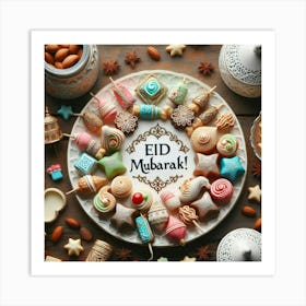 Eid Mubarak 1 Art Print