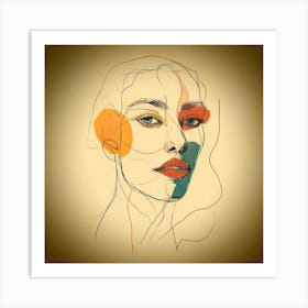 Portrait Of A Woman 15 Art Print