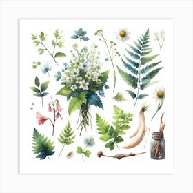 Herbs Art Print