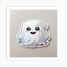 Ghost Sticker Art Print