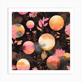 Apricot world 7 1 Art Print