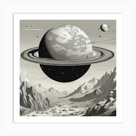 Saturn Art Print