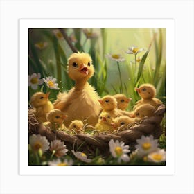 Little Chicks Art Print