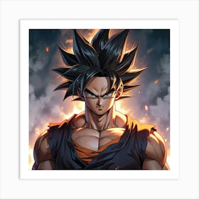 Dragon Ball Z Wallpaper 69 Art Print