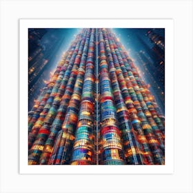 A Kaleidoscope of colors Art Print