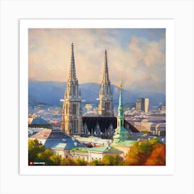 Vienna Cathedral Art Print