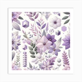 Lilac Flowers Art Print