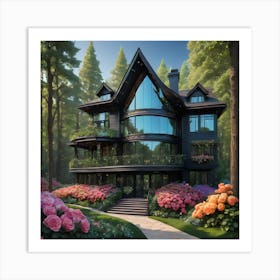 House In The Woods 1 Art Print