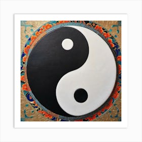 Yin Yang 72 Art Print