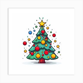 Christmas Tree 26 Art Print