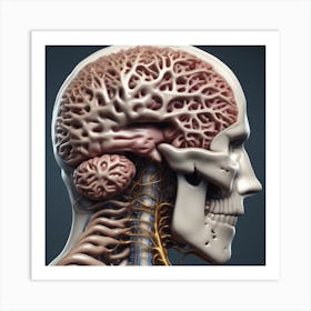 Human Head And Neck Art Print