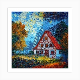 House In The Woods 1 Art Print