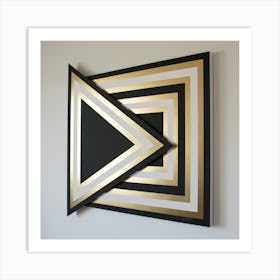 Geometric Powerplay Art Print