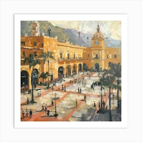 Plaza De La Ciudad Art Print