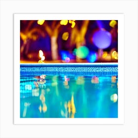 Pool Party 3 Art Print