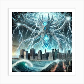 Crystal Leviathan 9 Art Print