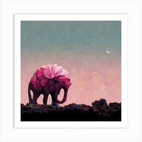 Elephant Art Print