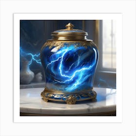 Lightning Jar 1 Art Print