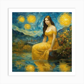 Starry Nightfhh Art Print