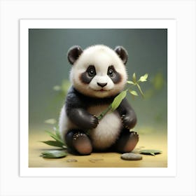 Panda Bear Art Print