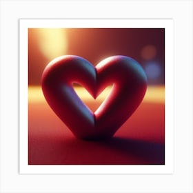 Heart - Abstract Stock Videos & Royalty-Free Footage Art Print