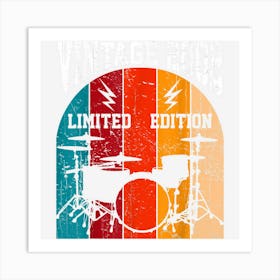 Vintage 2002 Drummer Retro 20th Birthday Drums Lover Art Print