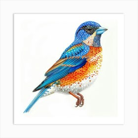 Bluebird 5 Art Print