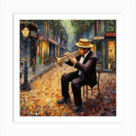 Jazz Musician 38 Art Print