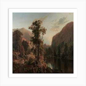 River In The Mountains 1 Art Print