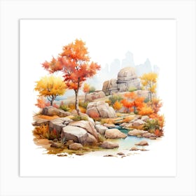 Autumn Landscape 8 Art Print