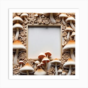 Mushroom Frame 4 Art Print