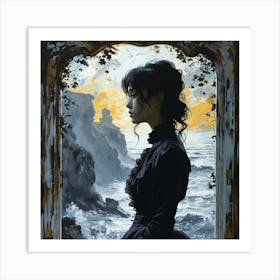 'The Woman In The Window' Art Print