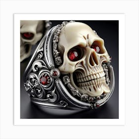 Skull Ring 8 Art Print