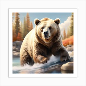 Grizzly Bear Art Print