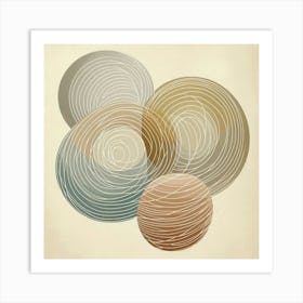 Simple abstract 3 Art Print