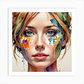 Portrait Of A Woman Art Print