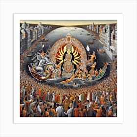 Durga Immersion 7 Art Print