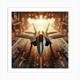 Eagle Fighter Jet 3 Art Print