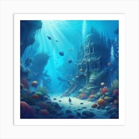 Underwater Fantasy Art Print