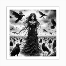 Ravens Art Print