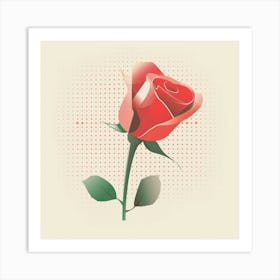 Rose flower Art Print